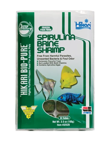 Hikari Bio-Pure Spirulina Brine Shrimp 100g 3 Hikari Bio-Pure Spirulina Brine Shrimp 100g
