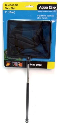 Aqua One Telescopic (extendable) Fish Net 4"/10cm -Sea View Aquarium Shop 10099