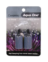 Aqua One Airstone Ceramic 25x15mm 2pk