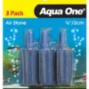 Aqua One Airstone 2cm 3pk (3/4") -Sea View Aquarium Shop 103283pkairstone2cm