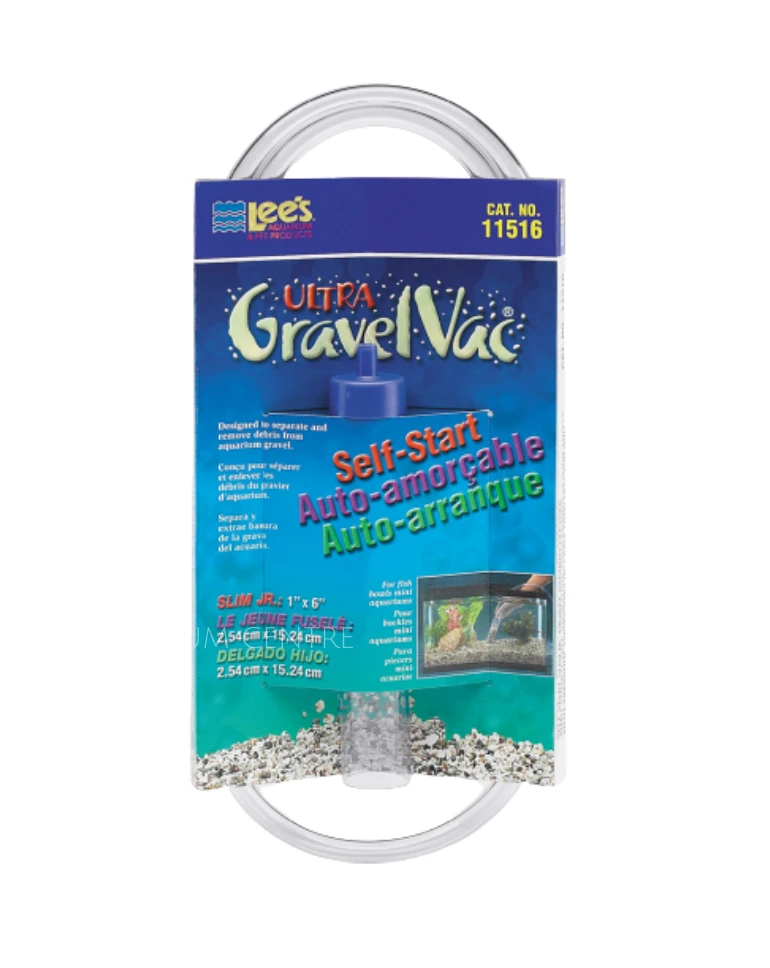 Lee's GravelVac Cleaner Slim Junior 6" Self Start 3 Lee's GravelVac Cleaner Slim Junior 6" Self Start
