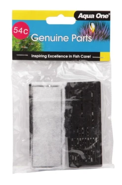 Aqua One Replacement Carbon Cartridge ClearView 100 2pk 54C - 25054C