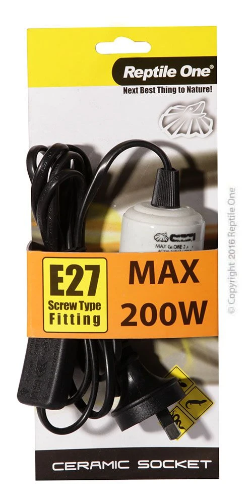 Reptile One Heat Lamp Ceramic Socket 3 Reptile One Heat Lamp Ceramic Socket