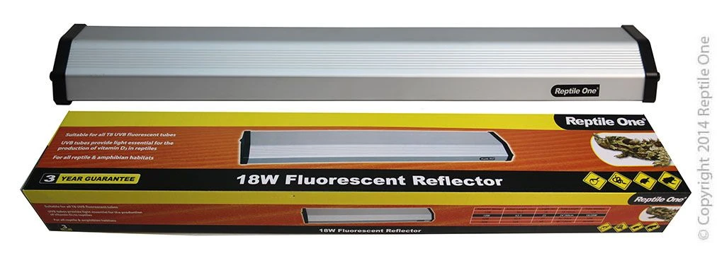 Reptile One Reflector T8 18W Single (60cm) 3 Reptile One Reflector T8 18W Single (60cm)