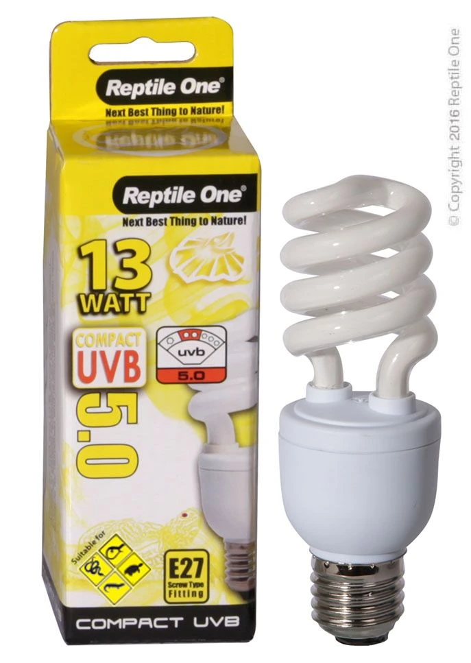 Reptile One Lamp Compact 13w UVB 5.0 3 Reptile One Lamp Compact 13w UVB 5.0