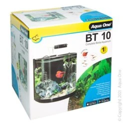 Aqua One BT 10 Betta Aquarium (10L) BLACK -Sea View Aquarium Shop 56295wh