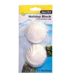 Aqua One Holiday Fish Food Block With Suction Cups