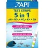 API 5 In 1 Test Strips (25 Pack) -Sea View Aquarium Shop api5in1dip1