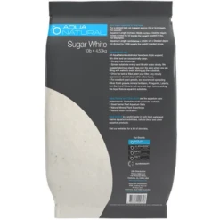 Aqua Natural Sugar White Aquarium Sand 4.53kg 8 Aqua Natural Sugar White Aquarium Sand 4.53kg -Sea View Aquarium Shop aquanaturalsugarwhiteback