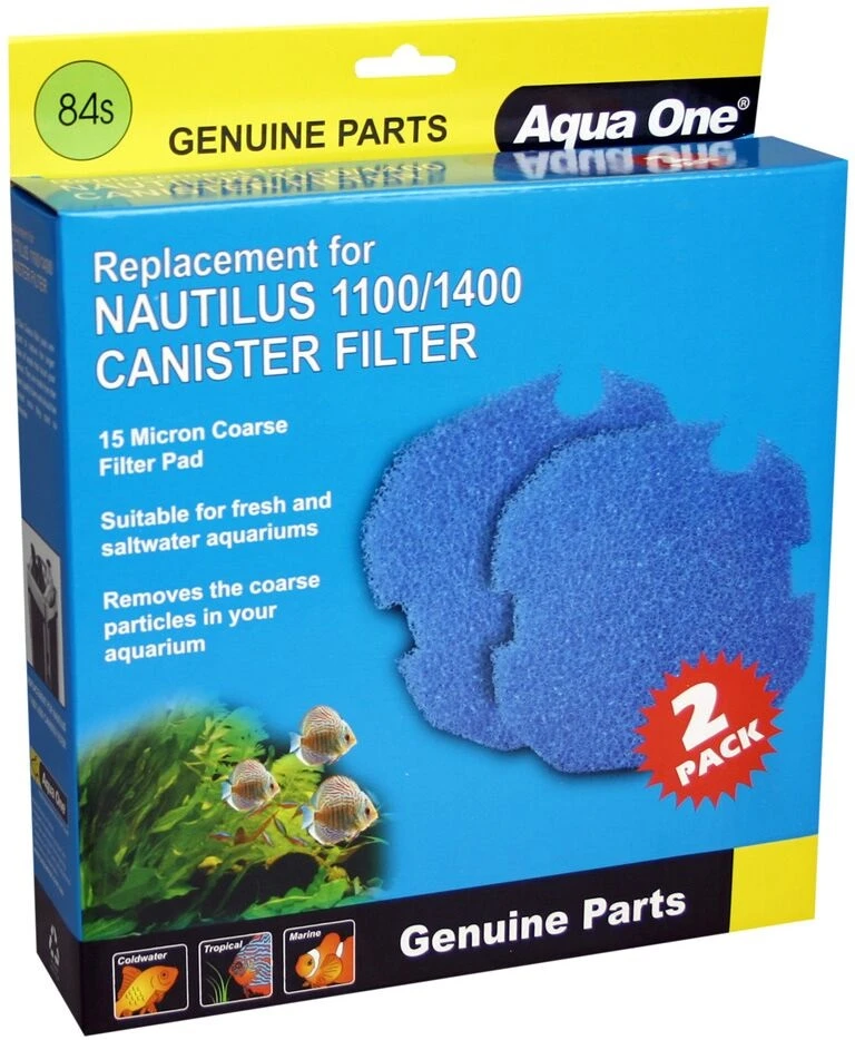 Aqua One Nautilus 1100/1400 Coarse Pad 84s - 25084S 3 Aqua One Nautilus 1100/1400 Coarse Pad 84s - 25084S