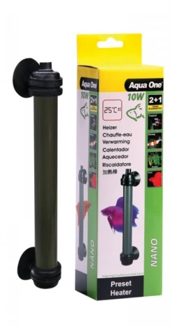 Aqua One Nano Preset Glass Heater 10w