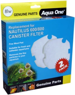Aqua One Nautilus 600/800 Wool Pads 81W - 25081W