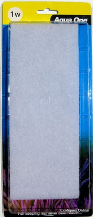 Aqua One Replacement Wool Pad 2pk 1W - 25001W