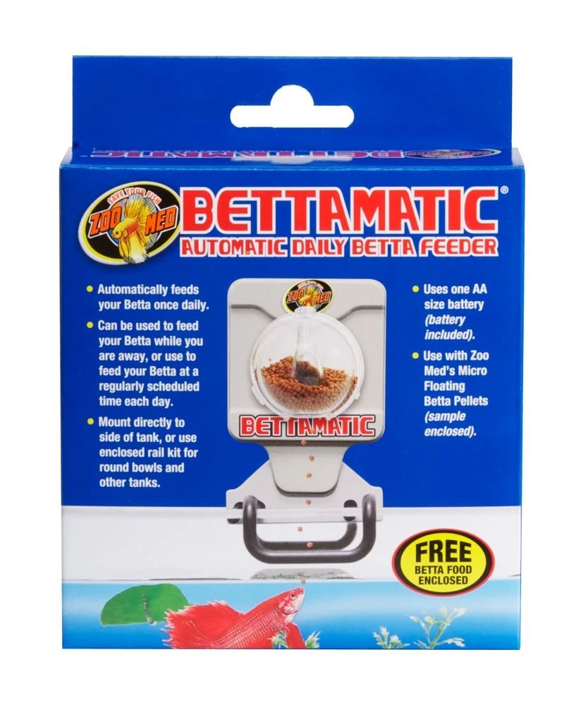 Zoo Med Bettamatic Automatic Daily Betta Feeder 3 Zoo Med Bettamatic Automatic Daily Betta Feeder