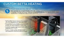 Fluval Betta Premium Aquarium Kit 10L -Sea View Aquarium Shop custombettaheating