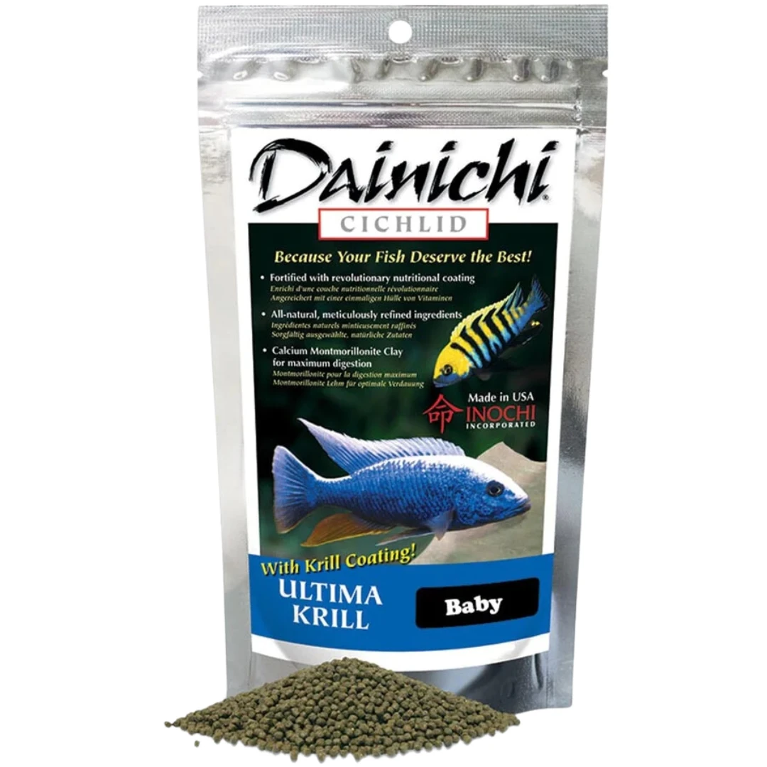 Dainichi Cichlid Ultima Krill Sinking Baby Pellet 100g 3 Dainichi Cichlid Ultima Krill Sinking Baby Pellet 100g