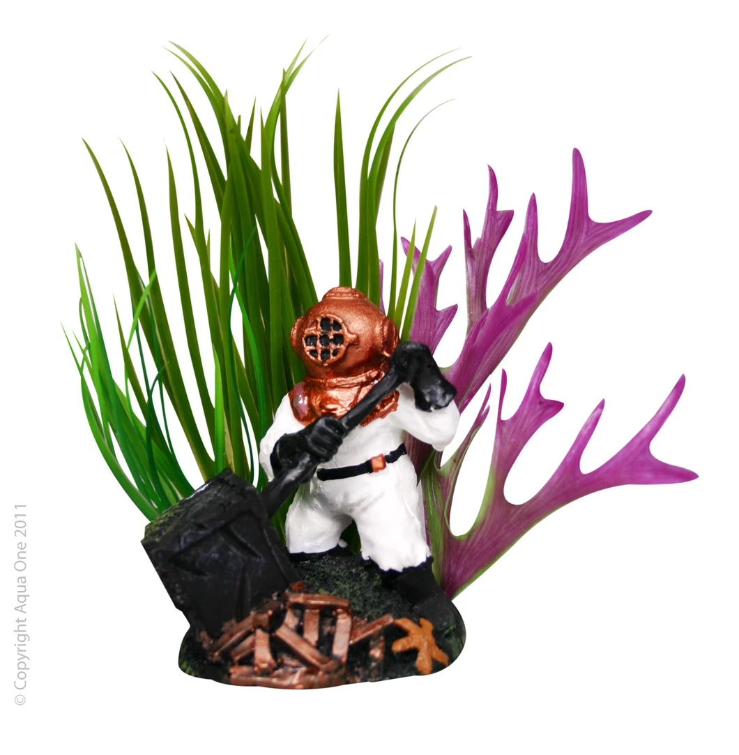 Deep Sea Diver And Plant 3 Deep Sea Diver And Plant
