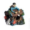 Diver On Treasure Chest -Sea View Aquarium Shop diverontreasurechest
