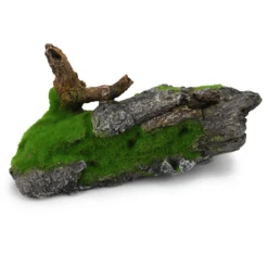 Driftwood With Textured Moss - Medium