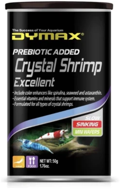 Dymax Crystal Shrimp Slow Sinking Mini Wafers 50g
