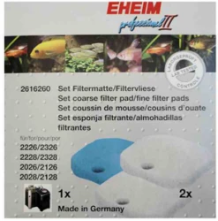 Eheim Professional 2 2226, 2228, Professional 2026, 2028, Experience 350 Coarse Filter Pad And Fine Filter Pad Set