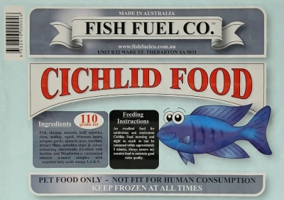 Fish Fuel Co Cichlid Food 110g 3 Fish Fuel Co Cichlid Food 110g