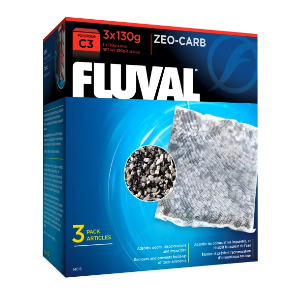 Fluval C3 Hang On Filter Zeo-Carb 3 Fluval C3 Hang On Filter Zeo-Carb