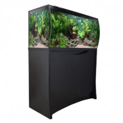 Fluval Flex Cabinet 123ltr Black -Sea View Aquarium Shop flexset123l