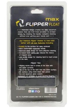 FL!PPER Max FLOAT 2 In 1 Magnetic Aquarium Algae Cleaner -Sea View Aquarium Shop flipperfloatmaxclamshellback