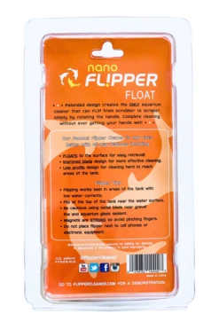 FL!PPER Nano FLOAT 2 In 1 Magnetic Aquarium Algae Cleaner 9 FL!PPER Nano FLOAT 2 In 1 Magnetic Aquarium Algae Cleaner -Sea View Aquarium Shop flipperfloatnanoclamshellback