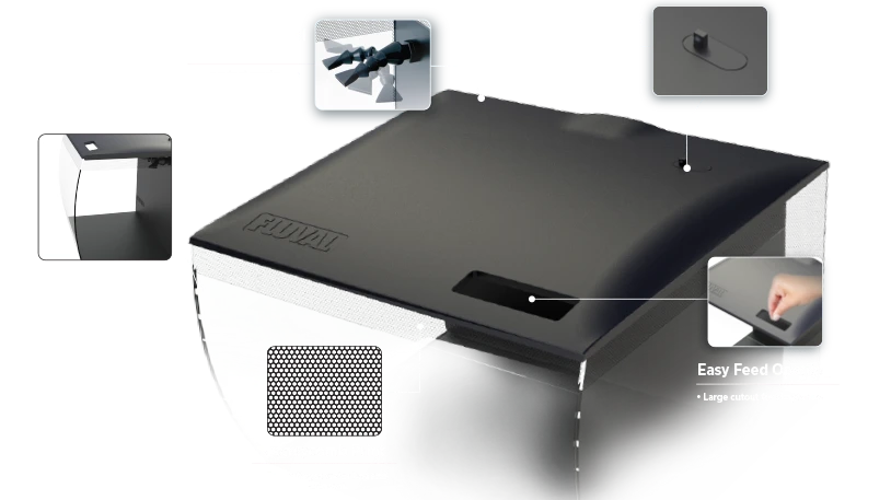 Fluval Flex Aquarium Unit 57ltr Black 8 Fluval Flex Aquarium Unit 57ltr Black - Image 6