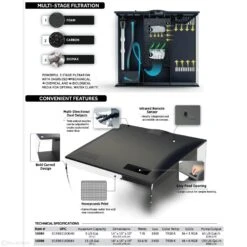 Fluval Flex Aquarium Unit 57ltr Black 24 Fluval Flex Aquarium Unit 57ltr Black -Sea View Aquarium Shop fluvalflexspecs