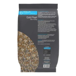 Aqua Natural Gold Pearl Gravel 4.53Kg 6 Aqua Natural Gold Pearl Gravel 4.53Kg -Sea View Aquarium Shop goldpearlback