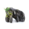 Granite Rock With Plants - Small -Sea View Aquarium Shop graniterockwithplant small