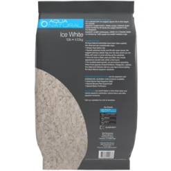 Aqua Natural Ice White Aquarium Gravel 4.53Kg -Sea View Aquarium Shop icewhiteback