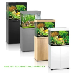 Juwel Lido 120 LED Aquarium - Black -Sea View Aquarium Shop juwellido120cabinetssoldseparately