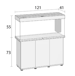 Juwel Rio 240 Cabinet - White -Sea View Aquarium Shop juwelrio240cabinetdimensions