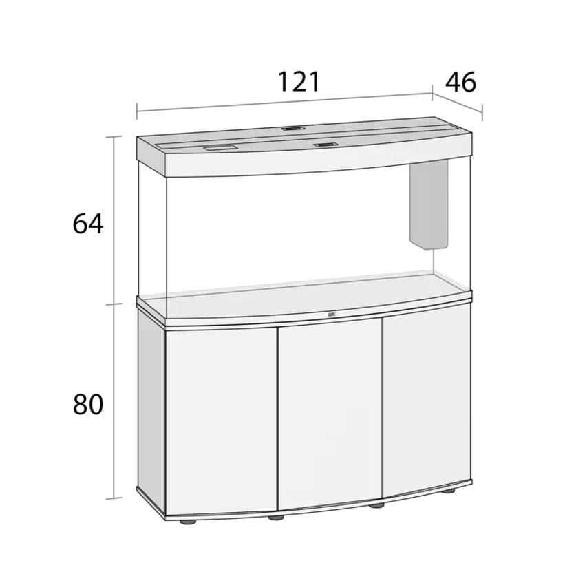 Juwel Vision 260 Cabinet - White 6 Juwel Vision 260 Cabinet - White - Image 4