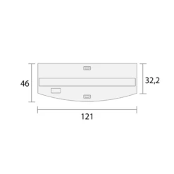 Juwel Vision 260 LED Aquarium - Black -Sea View Aquarium Shop juwelvision260ledaquariumtopdimensions