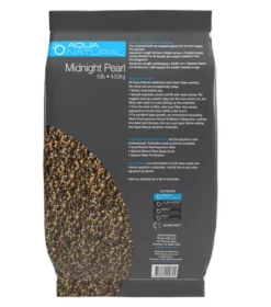 Aqua Natural Midnight Pearl Gravel 4.53Kg -Sea View Aquarium Shop midnightpearlback