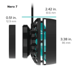 Aqua Illumination Nero 5 Submersible Pump 11 Aqua Illumination Nero 5 Submersible Pump -Sea View Aquarium Shop nero7side