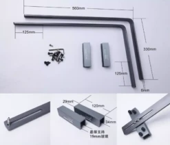 Chihiros Hanging Stand For LED Light WRGB RGB VIVID -Sea View Aquarium Shop newbracketchihirossizes