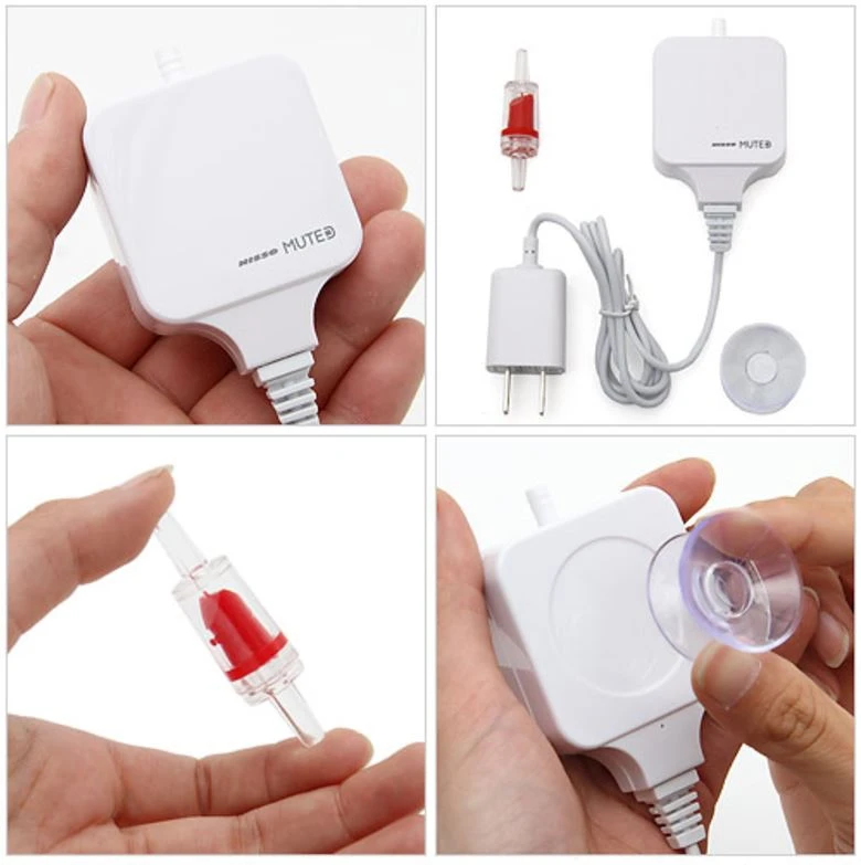 Nisso Mute S Micro Air Pump White 5 Nisso Mute S Micro Air Pump White - Image 3