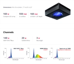 Red Sea ReefLED 160S -Sea View Aquarium Shop reefled160s
