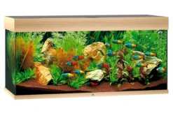 Juwel Rio 180 LED Aquarium - Black -Sea View Aquarium Shop rio180lightwoodaquarium