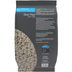 Aqua Natural Silver Pearl Gravel 4.53Kg -Sea View Aquarium Shop silverpearlback