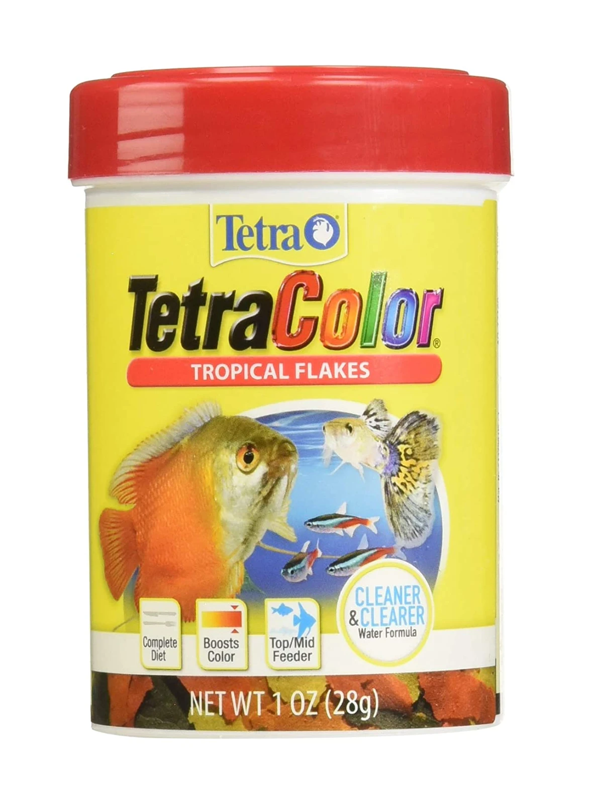 Tetra Colour Tropical Flakes 28g 3 Tetra Colour Tropical Flakes 28g
