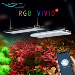 Chihiros RGB Vivid 2 Black 130w (60-90cm Tank) -Sea View Aquarium Shop vividrgb